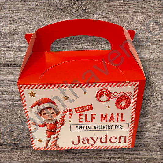 Personalised Elf Arrival Box