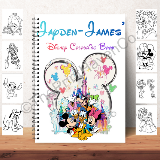 Personalised Colouring Book