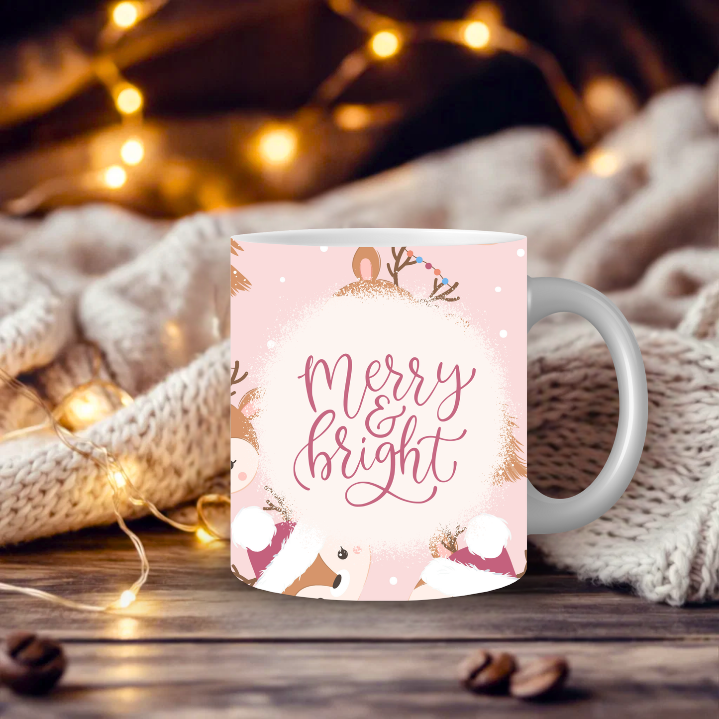 Merry & Bright Christmas Mug