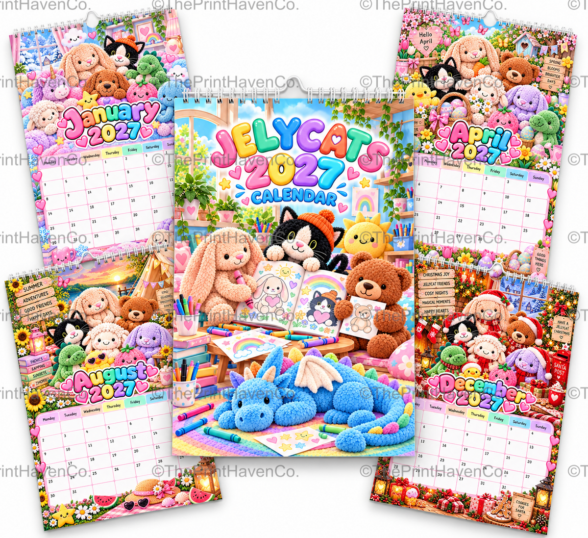 Jellycats Calendar 2027