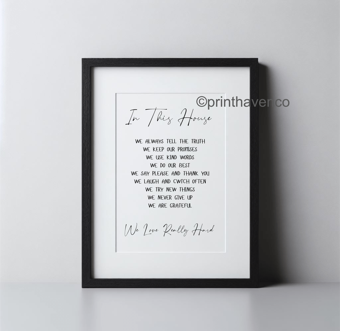 ‘In this House’ Print