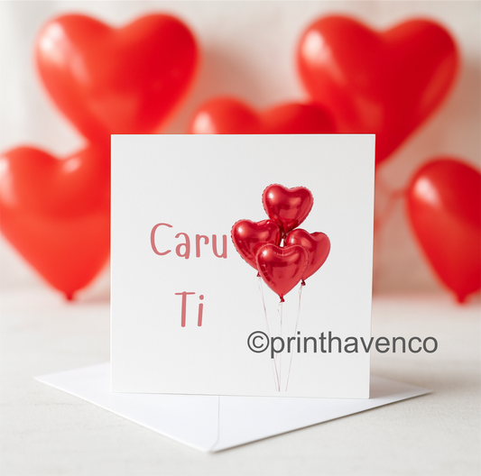 ‘Caru Ti’ card