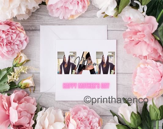 Personalised Photo Mother’s Day Card
