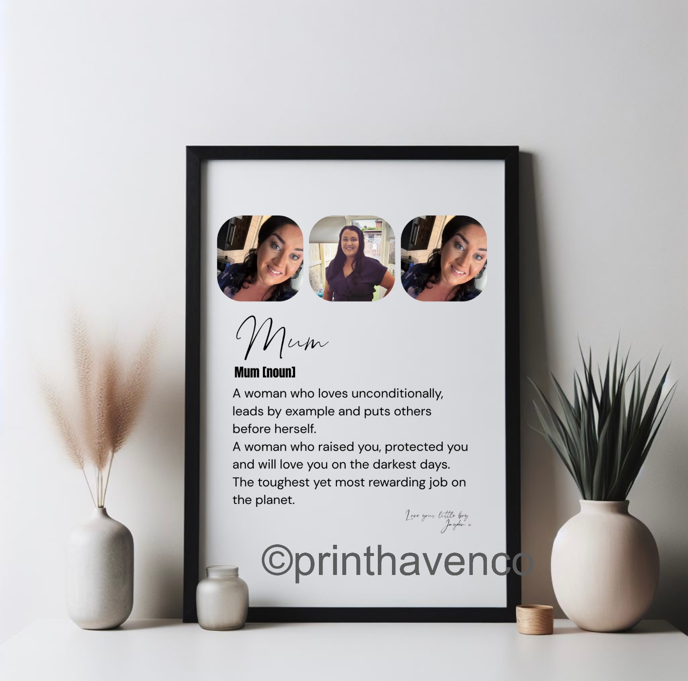Personalised Photo Print