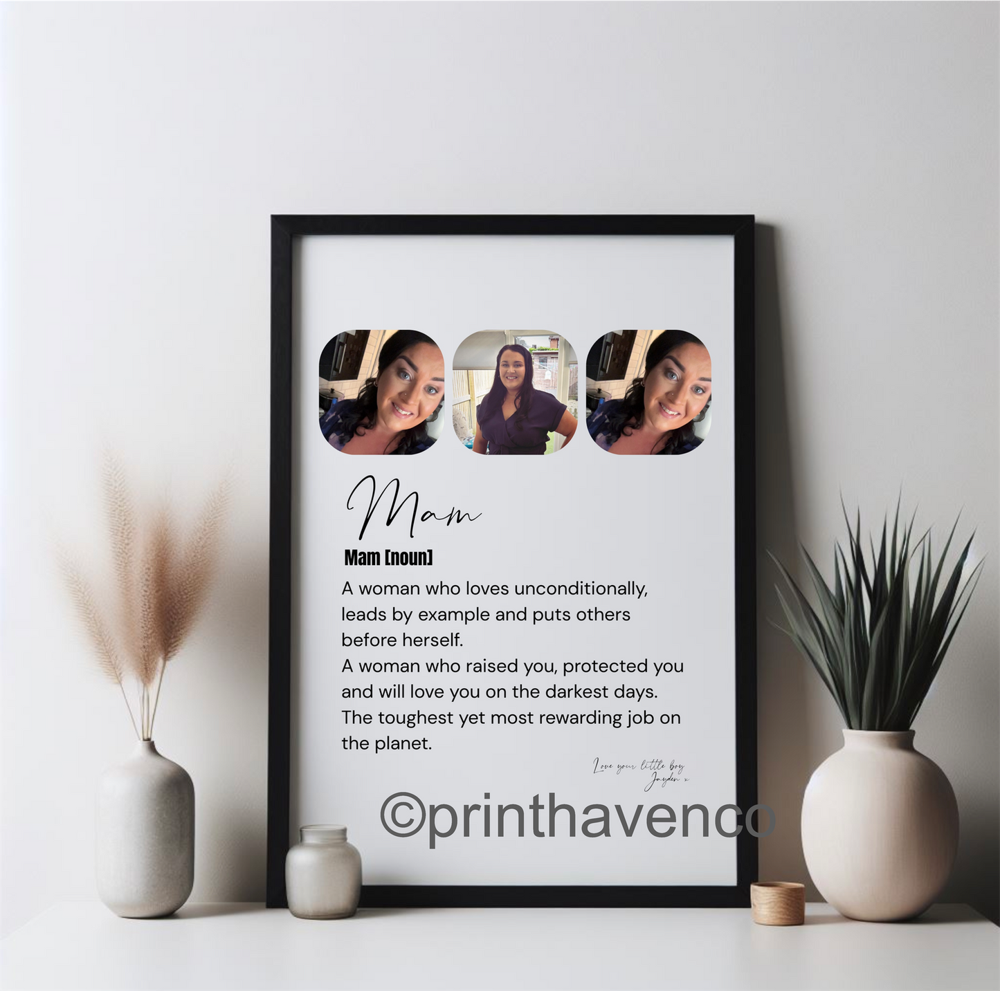 Personalised Photo Print